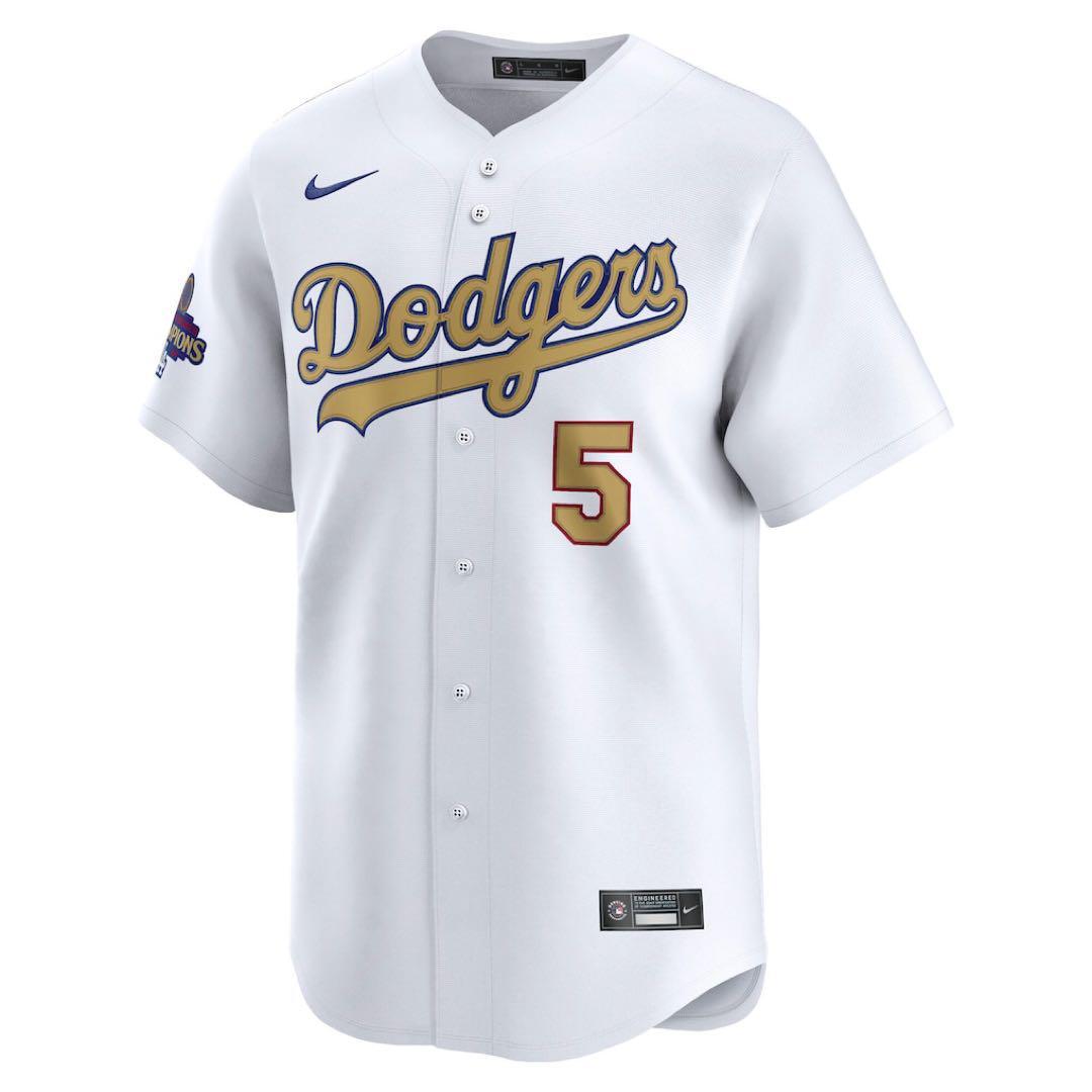 LA Dodgers Freddie Freeman Gold Collection MLB Jersey Size S
