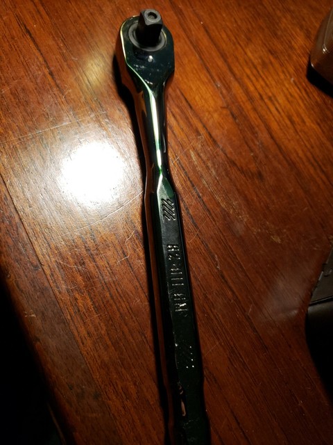 Craftsman 3/8" Drive 120 Tooth Gunmetal Chrome PEAR Head Ratchet