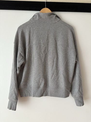 Vince Half Zip Jacket Sweater Sweatshirt Grey Gray Women's S - Picture 2 of 17