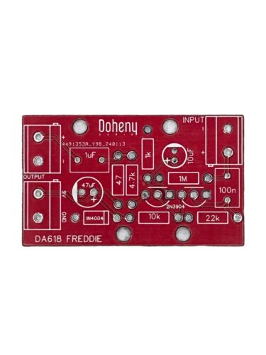 Doheny Audio Distortion Booster Guitar Effect Pedal PCB Vintage DIY