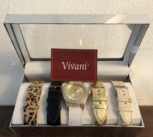 Vivani Women’s watch set (needs battery) New With Extra Bands - Picture 3 of 4
