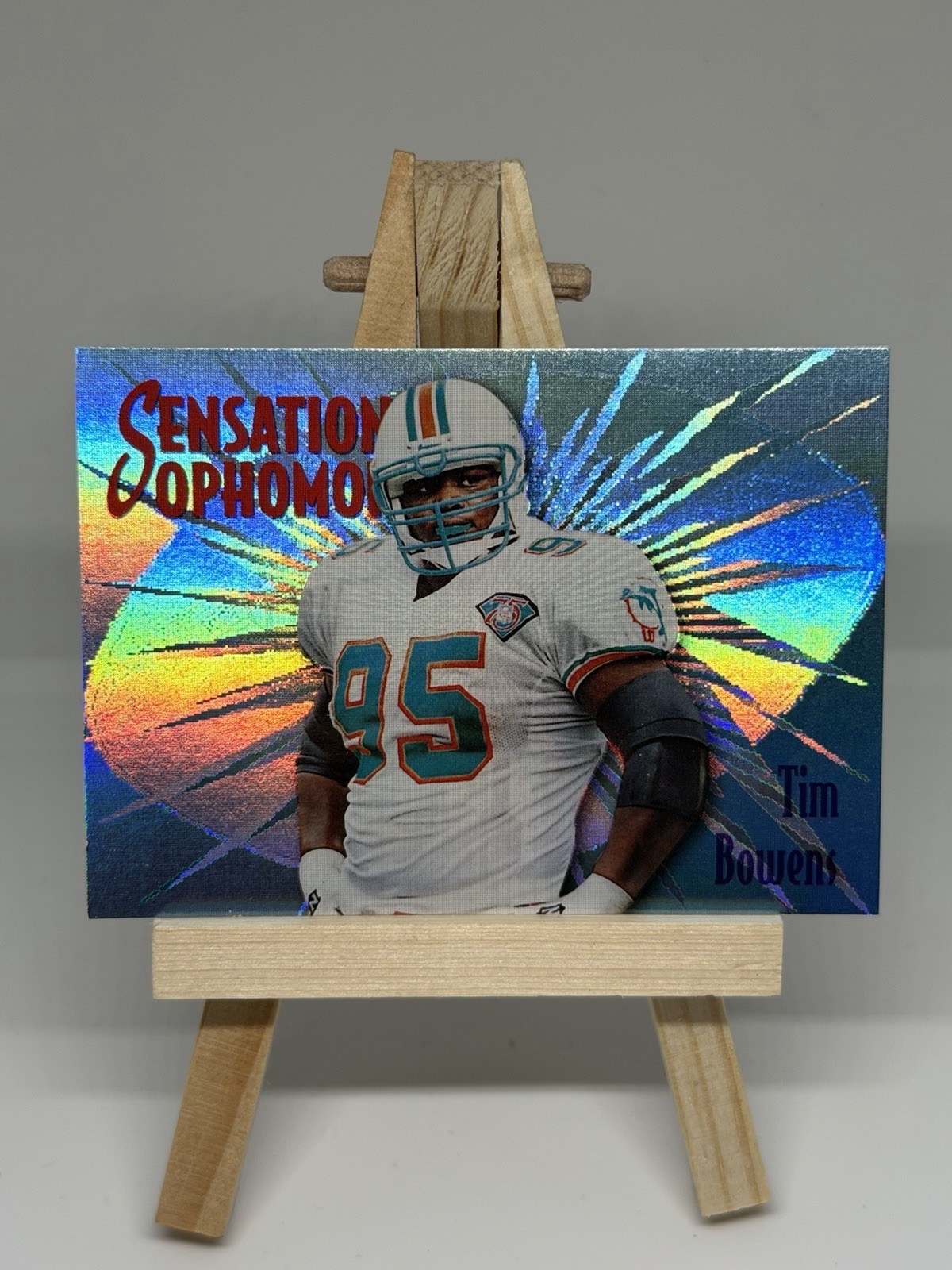1995 Topps Sensational Sophomores Tim Bowens #3 Insert Miami Dolphins