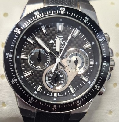 CASIO EDIFICE EF-552 HERREN CHRONOGRAPH, CHRONO 1/10 Sec. 10 BAR