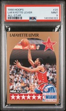1990 HOOPS ALL-STAR #20 LAFAYETTE LEVER PSA 9