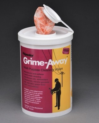 Grime Away Cleaning Wipes, Saturated Wipes for Tools and Hands - 72 Wipes