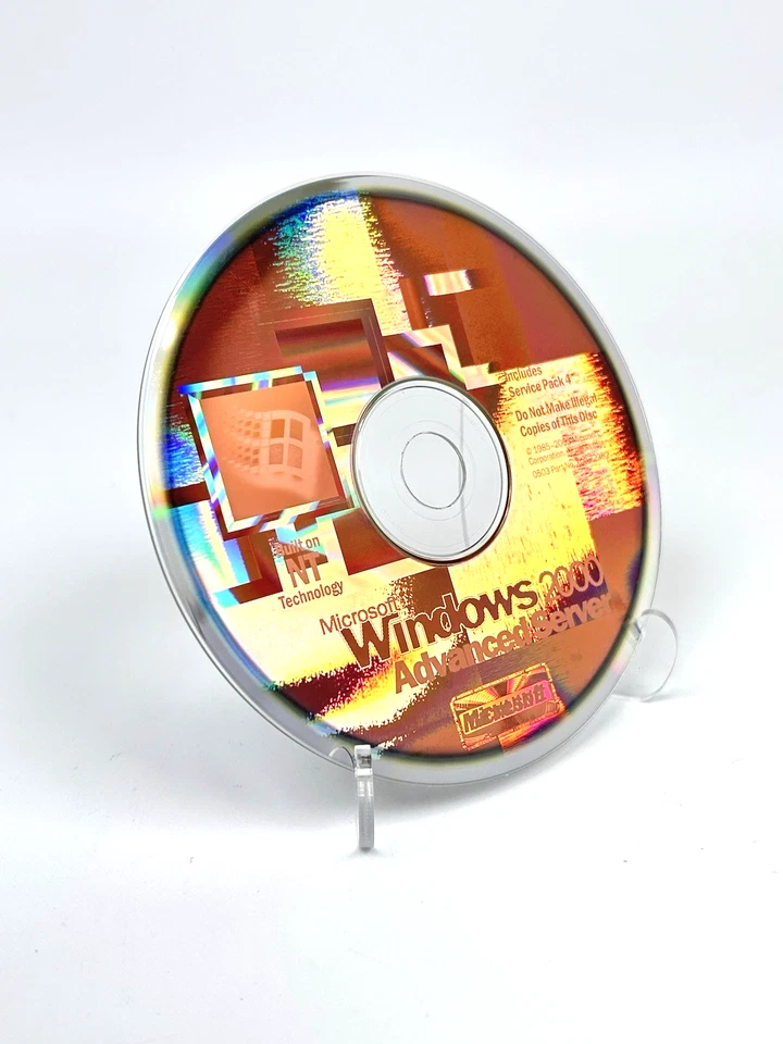 Software de servidor Microsoft Windows 2000 vintage con clave de producto - como nuevo Foto 3 de 4