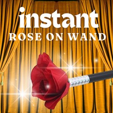 INSTANT ROSE ON MAGIC WAND - Magic  Party Tricks