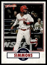 2024 Kendall Simmons Choice Minor League Rookie Card S3 Reading Phils Phillies