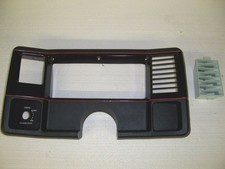 Gauge Pod Instrument Dash Bezel 86-88 El Camino Monte Carlo Blkred New Em1104 X Gauge Pod Instrument Dash Bezel 86-88 El Camino Monte Carlo Blkred New Em1104 X