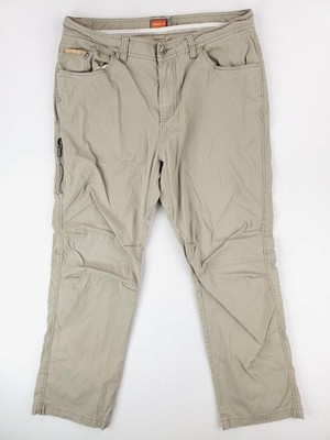 Merrell Pants Mens 36x32 Khaki Tan Stretch Hiking Outdoor Cargo Pocket Utility