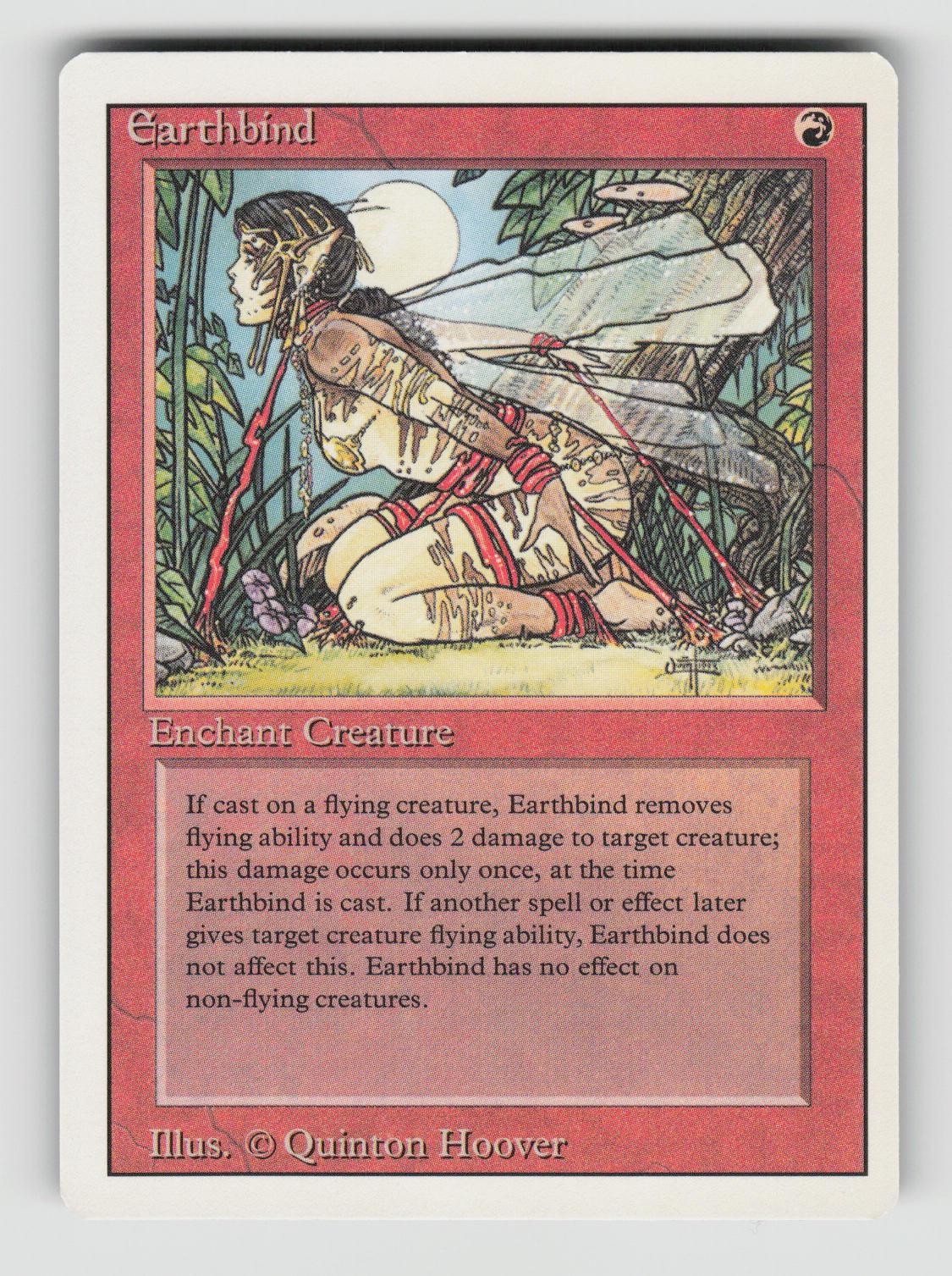 Earthbind Common Revised Edition Magic: The Gathering Near Mint
