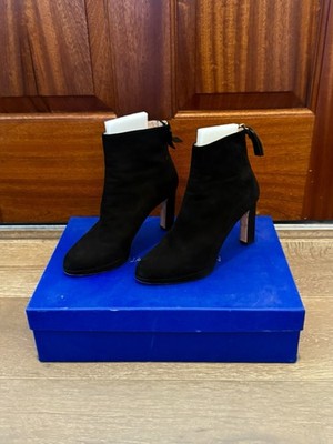 Stuart Weitzman Black Suede Boots