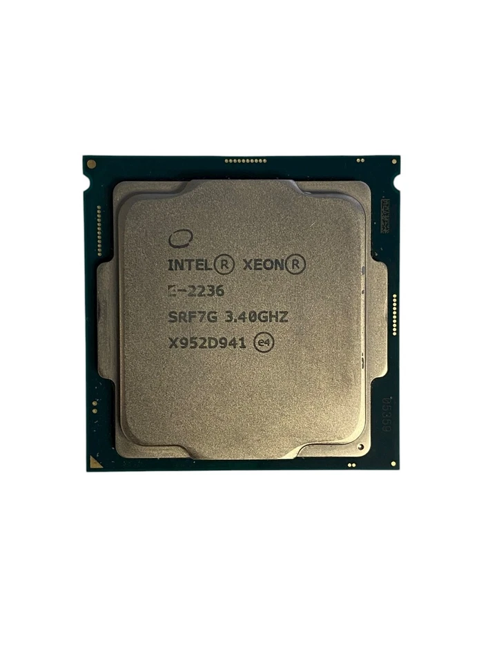 Intel Xeon E-2236 SRF7G 3.4GHz 12MB 缓存 6 核服务器 CPU 处理器 LGA1151 — 第 4/4 张图片