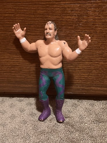 LJN WWF WWE Jake The Snake Roberts Rubber Action F...