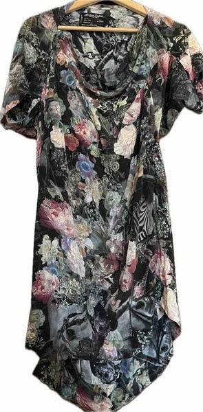 Women AllSaints Dress Black Silk S #4UIK