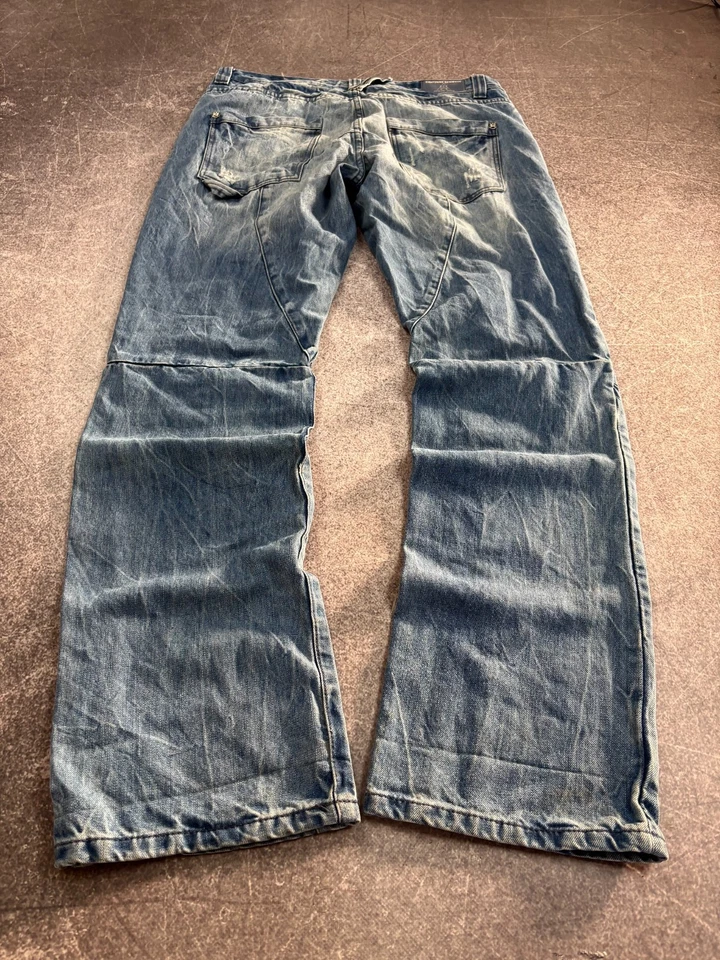 Pantalones de mezclilla cargo holgados estilo G-Star balenicaga japonés Streetwear vintage Foto 2 de 4