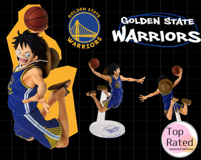 ONE PIECE × NBA MASTER STARS Monkey D. Luffy WARRIORS GOLDEN STATE