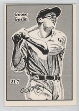 1991 O'Connell & Son Ink Series 7 Goose Goslin #217 HOF hg6