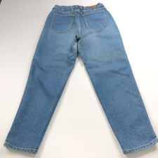 Lee 12 Petite (Fits 28W 27L) Made In USA High Rise Denim Jeans Blue PLS READ
