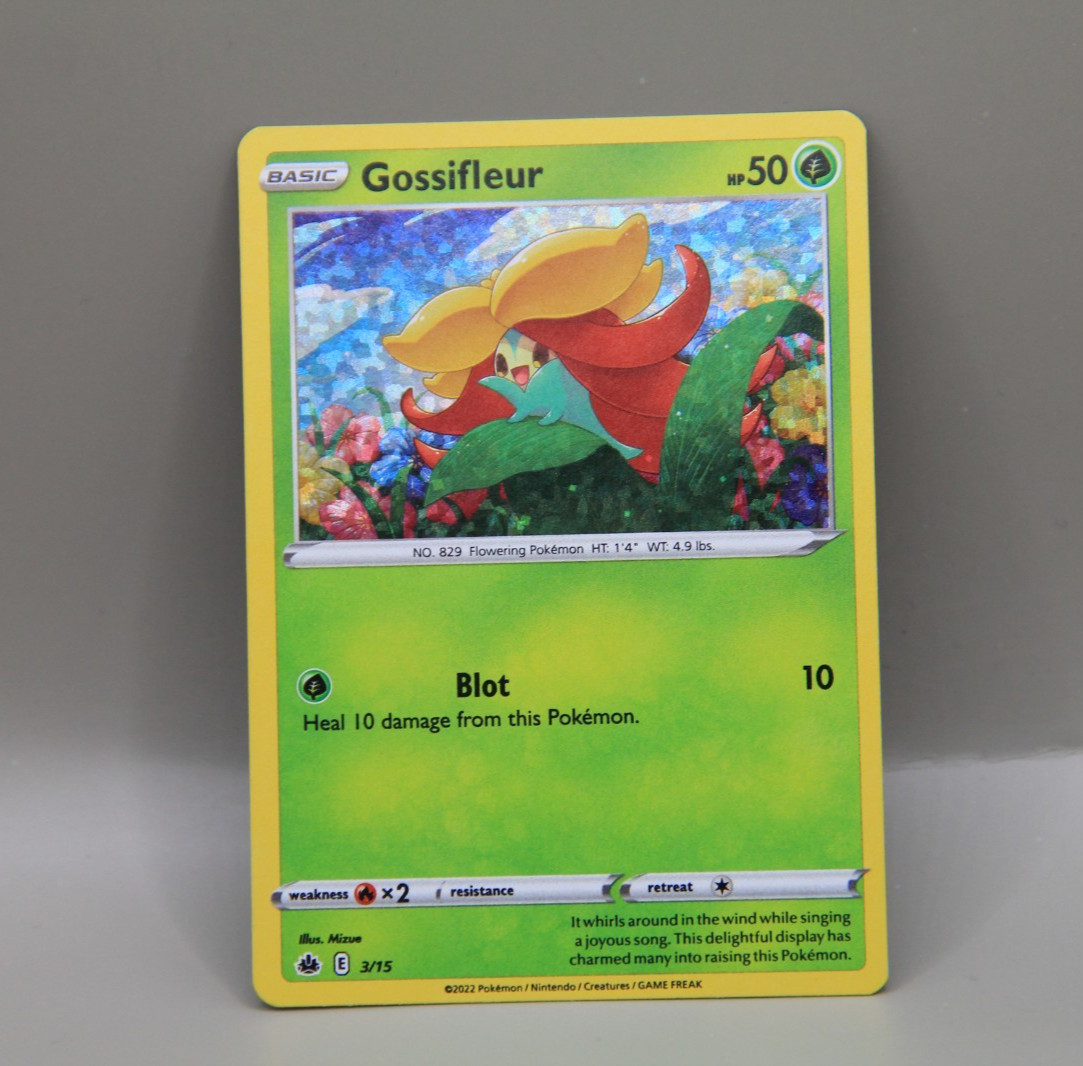 Gossifleur 3/15 Holo Promo | McDonald's 2022 Pokemon Card NM