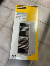 PORTA CD/DVD FELLOWES SISTEMA MODULARE 25  POSTI 39x17   cod. 17034  grigio