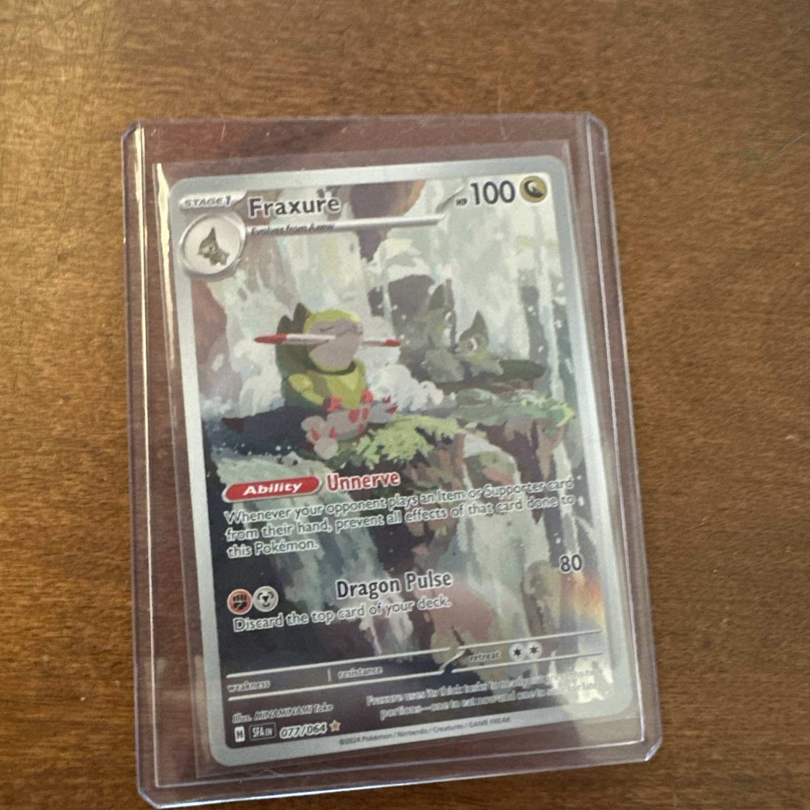 Fraxure 2024 Scarlet & Violet: Shrouded Fable #077/064 Illustration Rare  Price Guide - Sports Card Investor