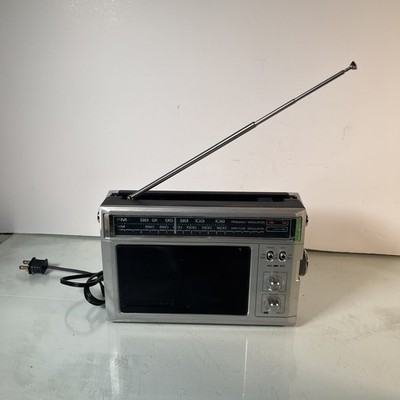 Vintage General Electric GE AM/FM Portable Radio Model 7-2850H Tested Works 
