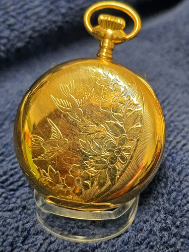 Vintage/Antique Elgin 16 size M6, G339, 3 Finger Bridge pocket watch Serviced