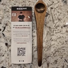 Heritage Musical Spoons Percussion Instrument, Handmade Canadian Maplewood