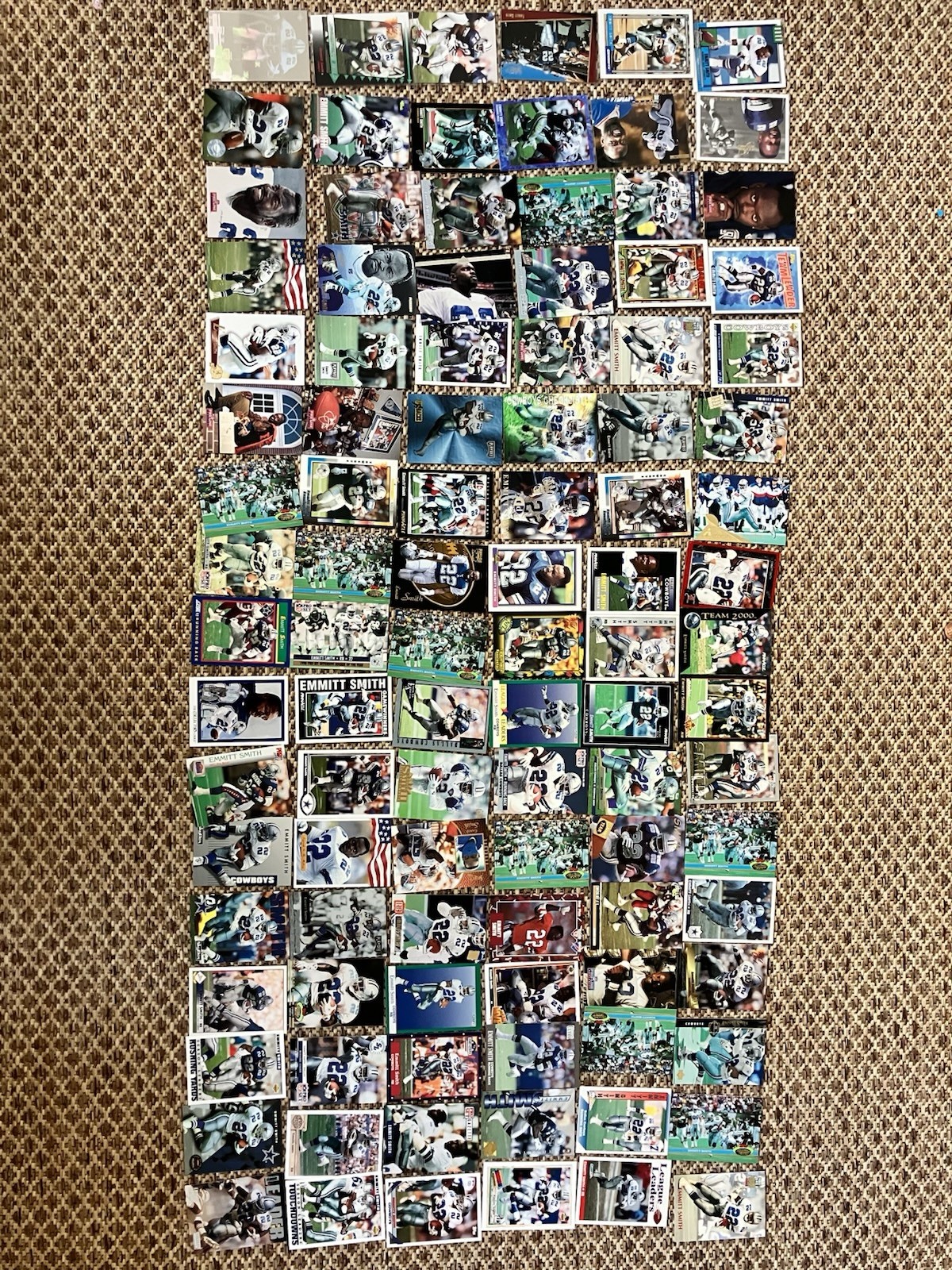 HUGE LOT 100+ All Emmitt Smith Rookies, Inserts And More NFL Football Cards