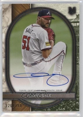 2025 Topps Museum Collection Archival 126/199 Chris Sale #AA-CS Auto 17uv