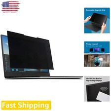 Secure 15.6" Magnetic Laptop Privacy Shield - Anti-Glare, Blue Light Filter, TAA