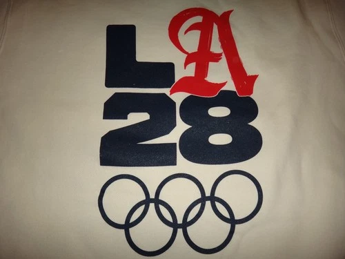 Olympics 2028 LA28 Mitchell & Ness Men's Fleece Crewneck Sweatshirt NWT image 6