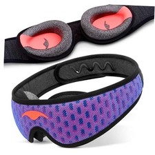Manta Pro Sleep Mask - 100 Light Blocking Sleep Mask for Side Sleepers,