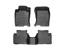 WeatherTech FloorLiner for 2010-2015 Honda Crosstour - 1st & 2nd Row, Black