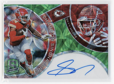 2025 Panini Spectra Sky Moore Championship Auto /35 Chiefs 1216