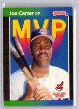 1989 Donruss #BC-3b Joe Carter Bonus MVP's