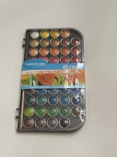 Sargent Art 48 Count Watercolor Paint Set Washable Non Toxic  Brush New