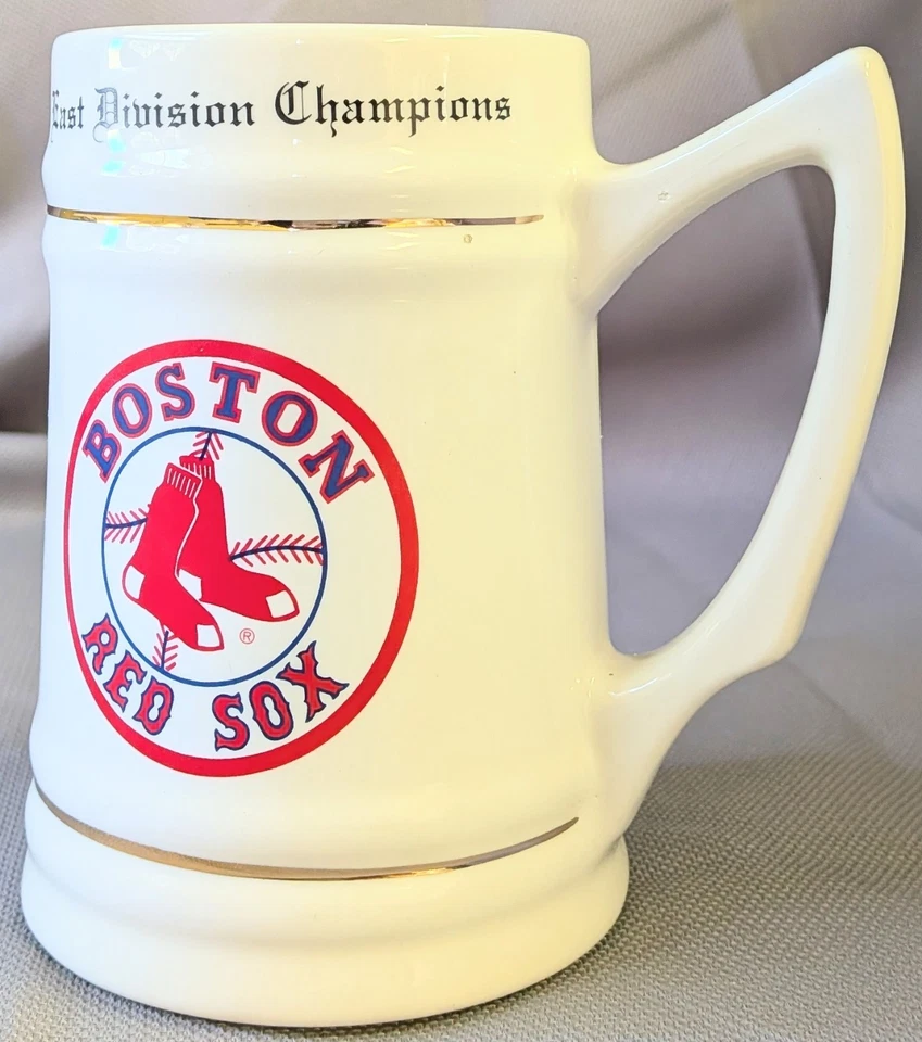 Vintage Boston Red Sox 1986 East Division Champions Mug Stein Collectible - Image 3 of 4