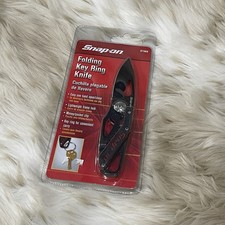 Snap-On Tools 871008 Folding Frame Lock Key Ring Pocket Knife W/ Belt Clip No 80