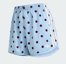 Adidas Women Polka Dot Sprinter Shorts Pants Clear Sky Asian Size KV1173