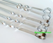 Skewers Bbq Grill Flat 10mm×50cm Tikka Shish Kebab Barbecue Grilling BBQ Skewer