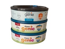 Diaper Genie Essentials 3 Pack Refills Newborn Larger Size Holds up to 270 Ea.