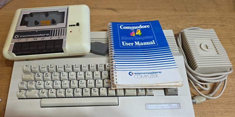 Commodore 64C  / PSU / C2N Tape Deck  / SidKick Pico