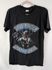 Five Finger Death Punch 2020 Tour T-Shirt Size Small Black Skull Graphic