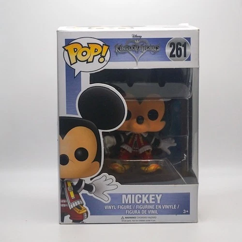 Funko Pop Disney Kingdom Hearts Mickey Mouse #261 Vinyl Figure with Box