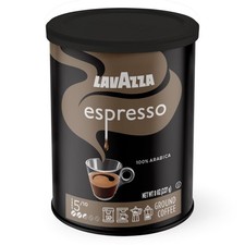 Lavazza Espresso Medium Roast Ground Coffee 100% Arabica 8 oz Tin 6 Pack 11.66 per pound