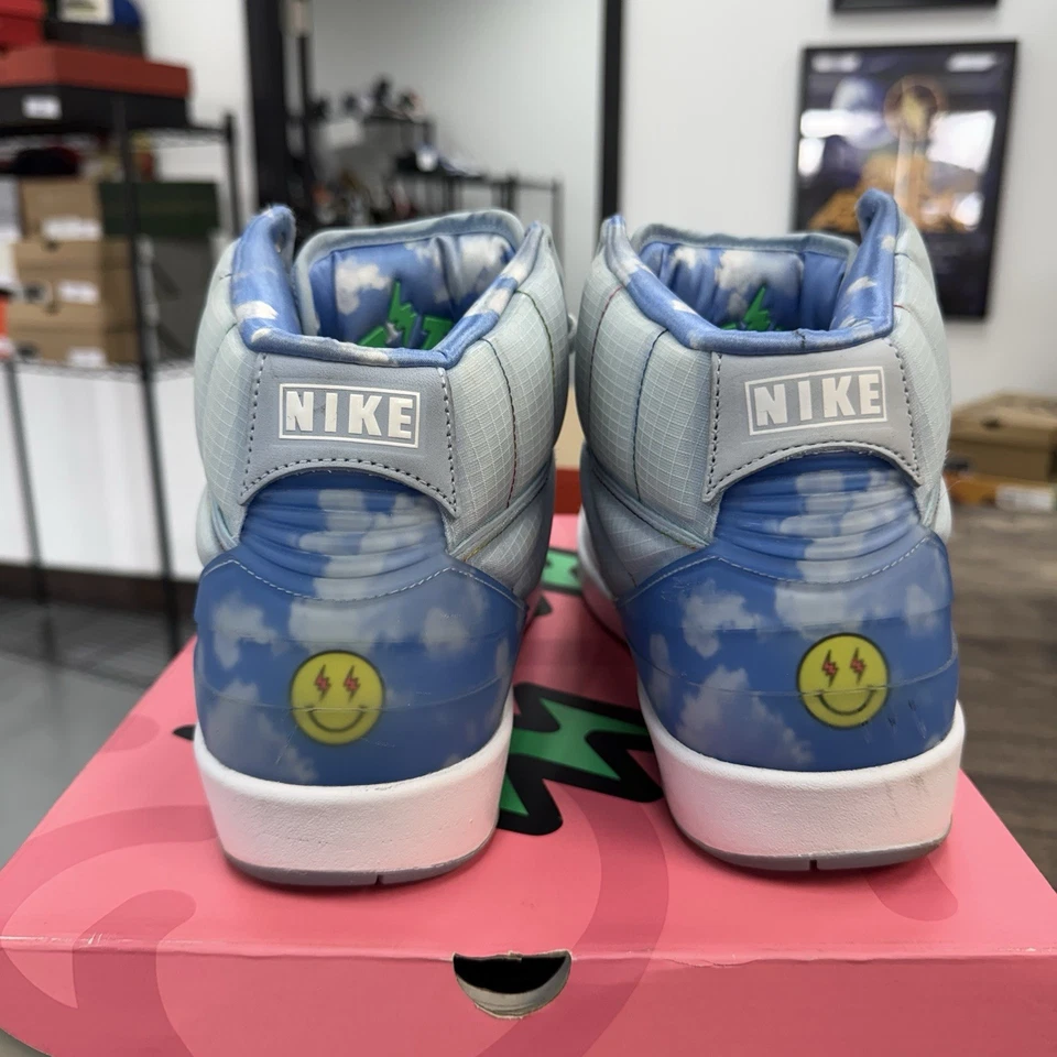 Size 12 - Jordan 2 Retro x J. Balvin Blue 2022 (USED) - Image 4 of 4
