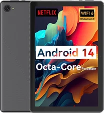 10.1" Android Tablet 8GB RAM 64GB ROM HD IPS Touchscreen Wi-Fi 6 BT