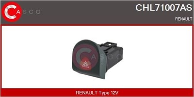 Casco Warnblinkschalter CHL71007AS für RENAULT